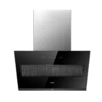 HAIER SLANTED HOOD HCH-9501S BLACK 90CM, SELF CLEANING