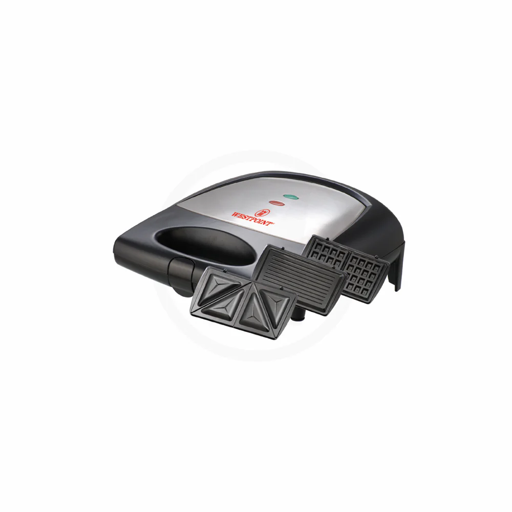 WESTPOINT SANDWICH MAKER WITH GRILL WF-6093 3 IN 1 WESTPOINT SANDWICH MAKER WITH GRILL WF-6093 3 IN 1