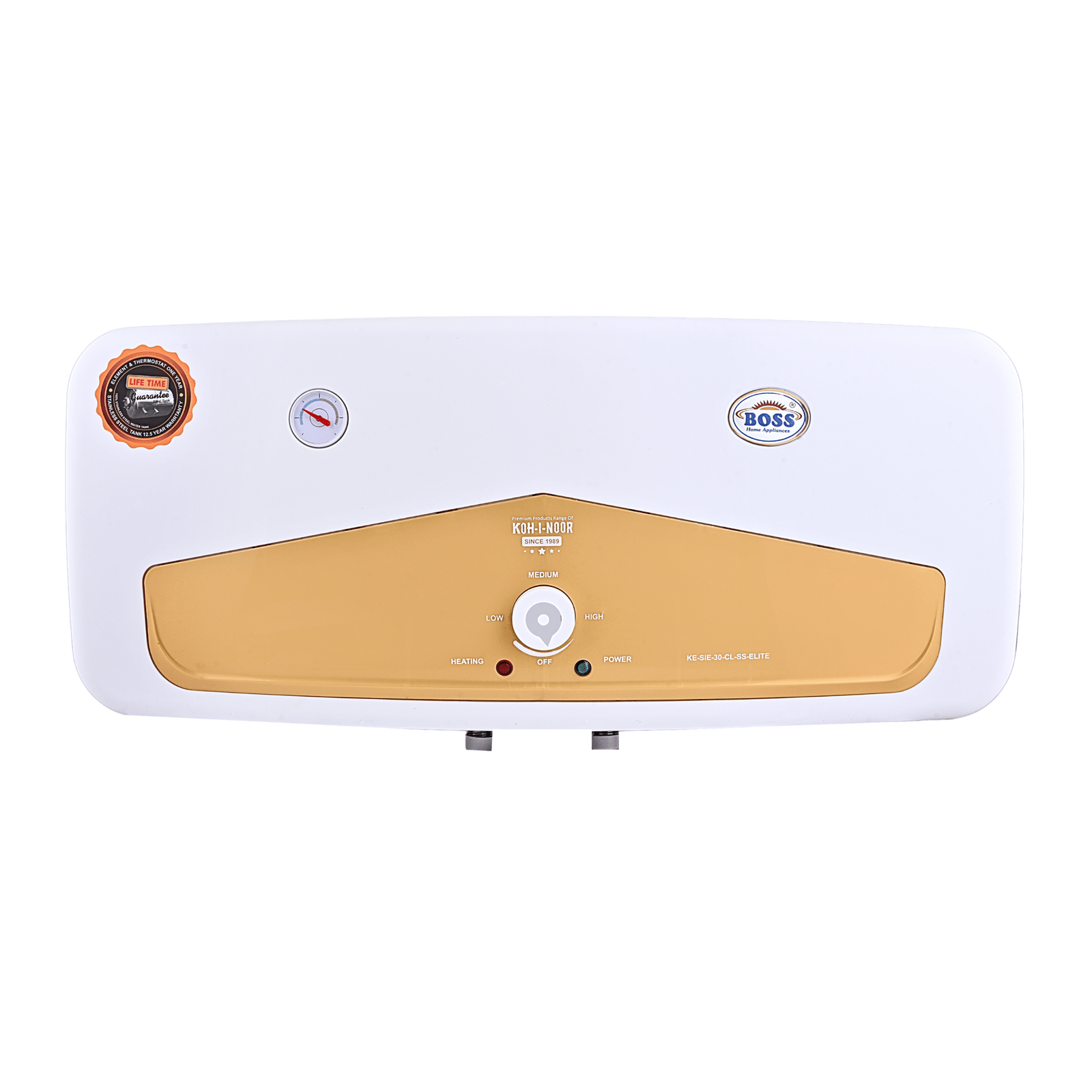 Heater-30CL-Elite-SS-ELCB-RAW Boss Electric Geyser 30 Litre KE-SIE-30CL SS – Stainless Steel Hot Water Heater - Image 1