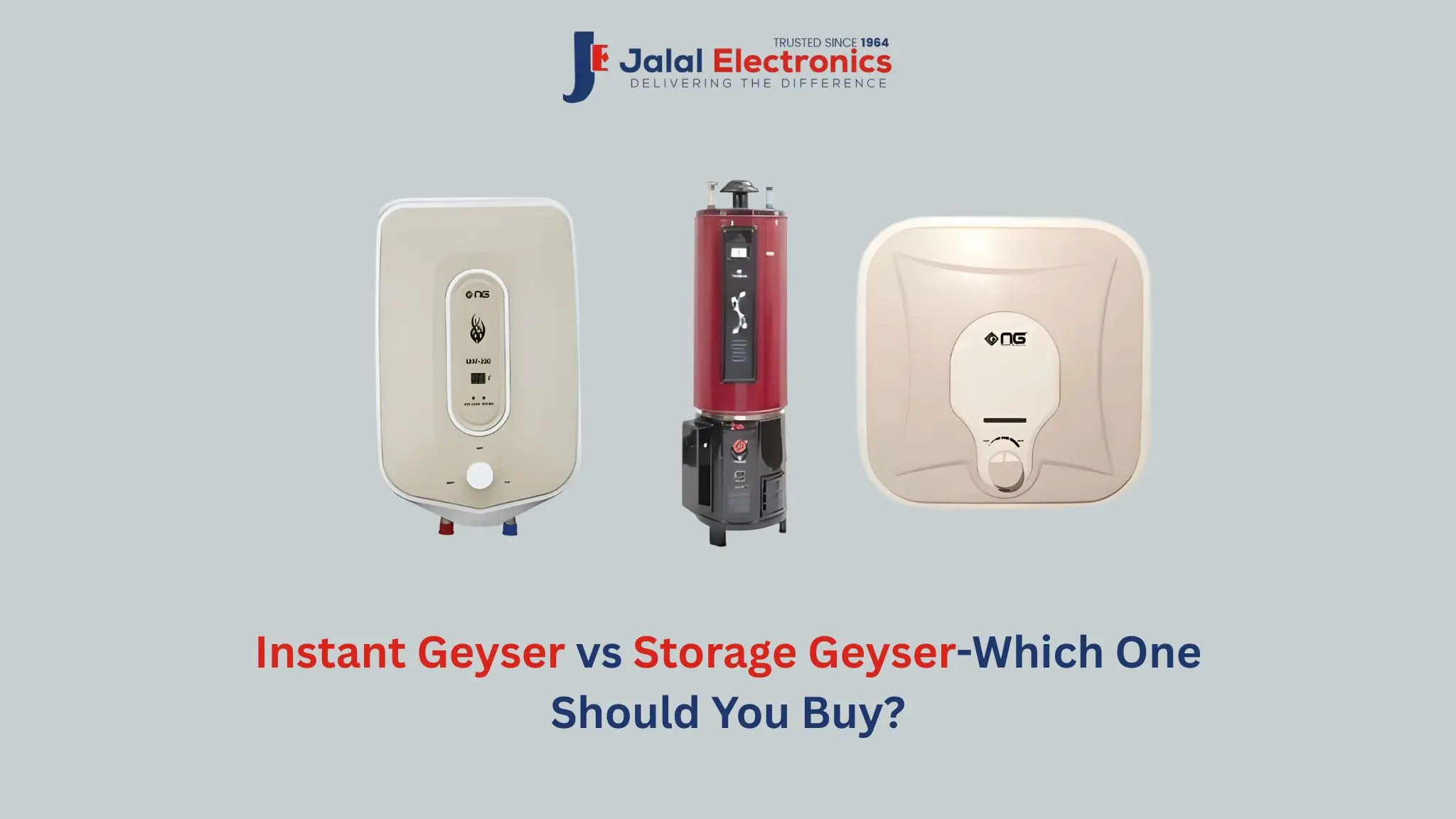 Instant Geyser vs Storage Geyser