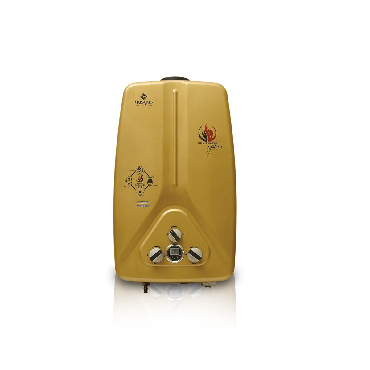 Instant-Geysers-GOLD NASGAS INSTANT GAS GYSER DG-99 LPG 9LITRES - Image 1