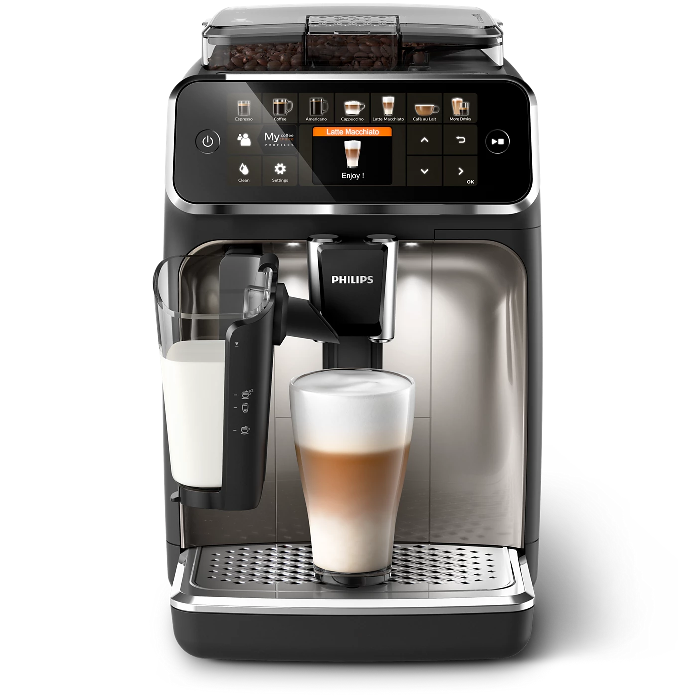 vrs_a021402c54998654b02d1e0648f56d16240885ac PHILIPS FULLY AUTOMATIC ESPRESSO COFFEE MACHINES EP5447/90 5400 SERIES - Image 1