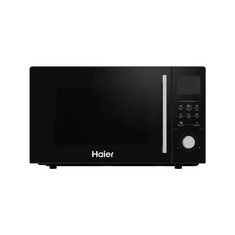 W020240508457217193986_480 HAIER MICROWAVE HMW-28100DG BLACK 28LTR, WITH GRILL, DIGITAL CONTROL - Image 1